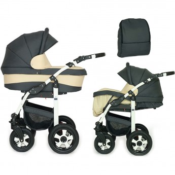 Коляска детская VERDI Babies Arcoo 2в1 цвет 4 (черный с розовым) черная рама Коляска детская VERDI Babies Arcoo 2в1 цвет 4 (черный с розовым) черная рама