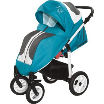 Коляска VERDI Babies Fox, без сумки, бирюзовая Коляска VERDI Babies Fox, без сумки, бирюзовая
