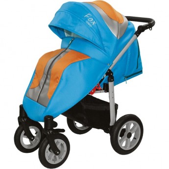 Коляска VERDI Babies Fox, без сумки, голубая Коляска VERDI Babies Fox, без сумки, голубая