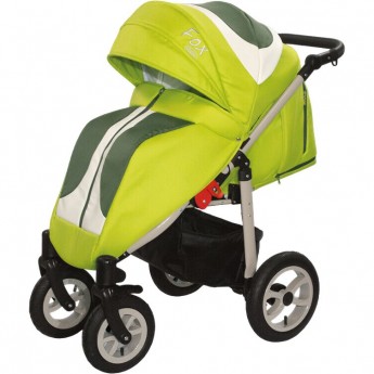 Коляска VERDI Babies Fox, без сумки, зеленая Коляска VERDI Babies Fox, без сумки, зеленая