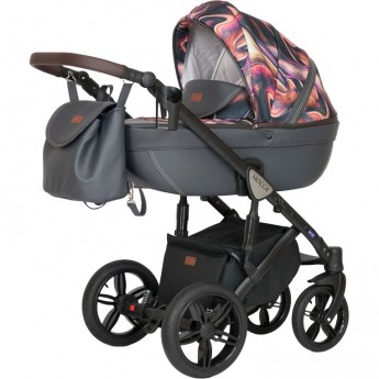Коляска VERDI Babies Mocca 3 в 1, серый с узором Коляска VERDI Babies Mocca 3 в 1, серый с узором