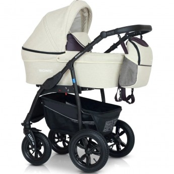 Коляска VERDI Babies Sonic Plus 3 в 1, цвет Milk (молочный) Коляска VERDI Babies Sonic Plus 3 в 1, цвет Milk (молочный)