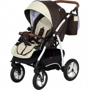 Коляска VERDI Bello, темно-коричневый с бежевым Коляска VERDI Bello, темно-коричневый с бежевым