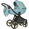 Коляска VERDI Mirage Soft 3 в 1, голубой с золотом Коляска VERDI Mirage Soft 3 в 1, голубой с золотом