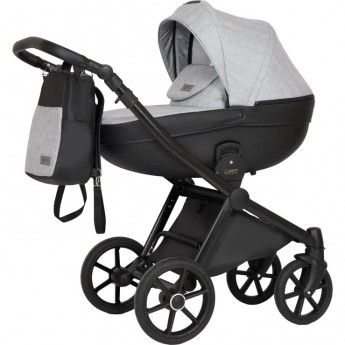 Коляска VERDI Mirage Soft 3 в 1, светло-серый с черным Коляска VERDI Mirage Soft 3 в 1, светло-серый с черным